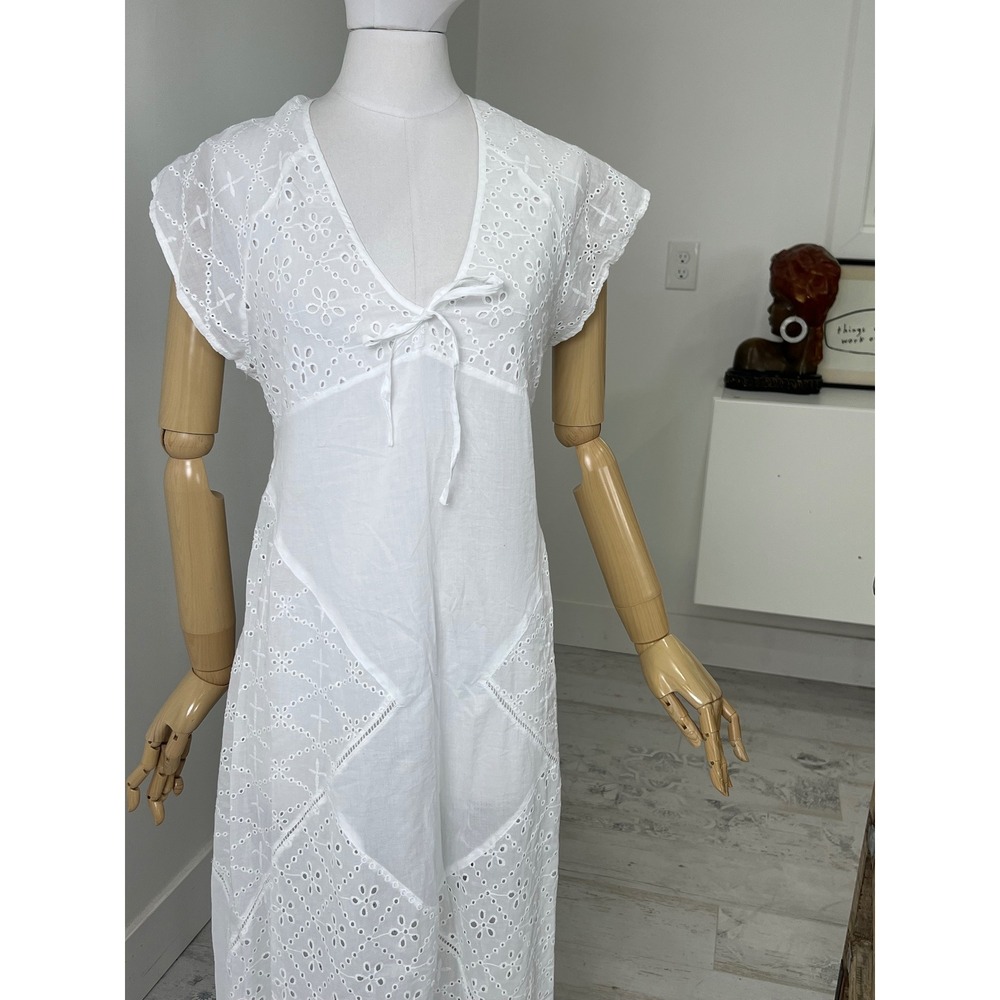 American Eagle Eyelet Maxi Dress 100% Cotton Size S